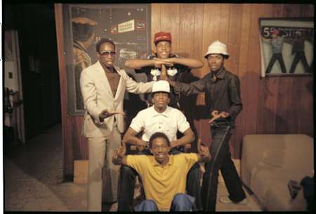 Charlie Chase, Grandmaster Caz, J.D.L., Easy A.D. and Almighty K.G. in Wild Style (1983)