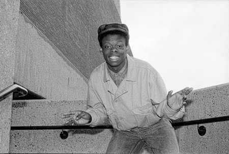Tippa Irie photographed in Brixton, 1985