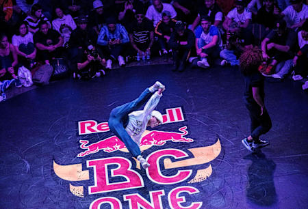 B-Girl Ayumi im Cypher, Zürich 2018
