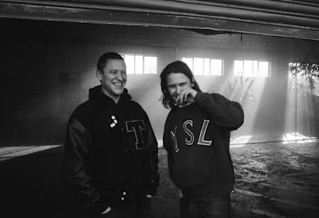 Josh Lloyd-Watson and Tom McFarland of the band Jungle.