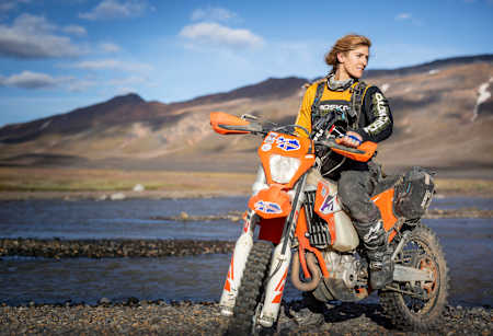 Vanessa Ruck beim Shooting für  The Red Bulletin Island