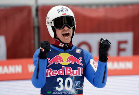 Piotr Żyła podczas MŚ w lotach 2024