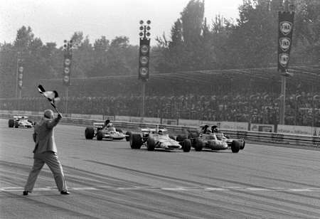 The finish to the 1971 Italian Grand Prix