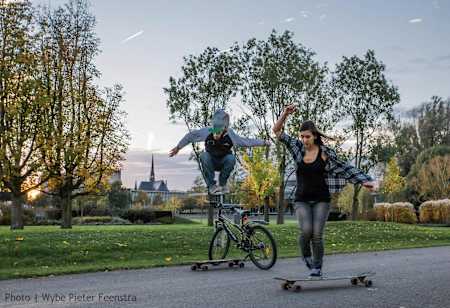 Skating: Kim Klunder e il marito in azione