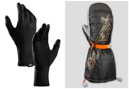 Dünn von Arcteryx. Dick von Reusch.