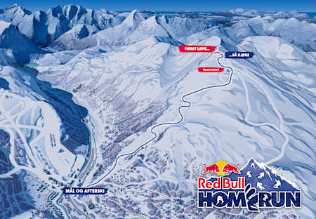 Red Bull Homerun 2025 –Løypekart – Strandafjellet