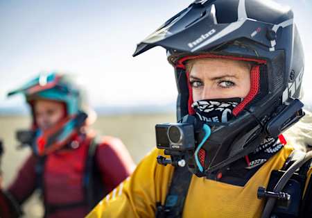 Vanessa Ruck während einer Pause