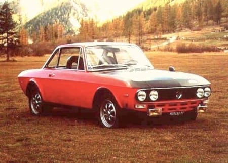 Ein Portrait eines Lancia Fulvia für den Rückblick von Redbull.com auf die großartigsten Rallye-Wagen von Lancia.