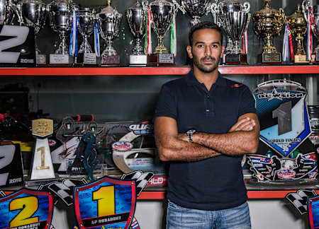 Mohammed Burbayea Poses for a Portrait