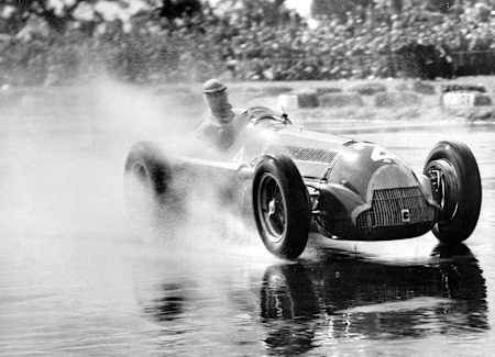 The 1950 British Grand Prix was held to great fanfare.