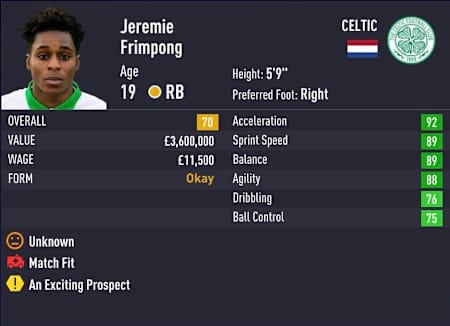 Frimpong can become an absolute beast