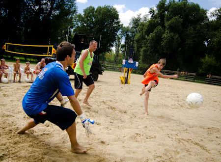 Beach soccer requires a different set of skills