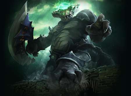 Dota 2 eSports game hero Underlord artwork by Valve