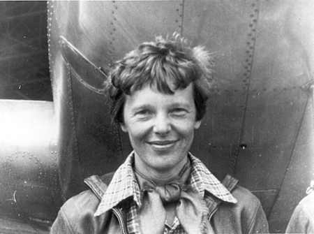 Gaby Kennard was inspired by aviator Amelia Earhart (pictured).