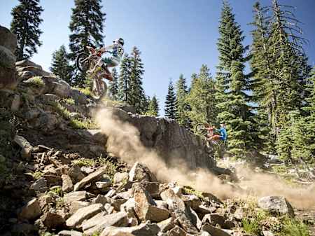 Cody Webb and Taylor Robert ride at Donner Ranch.
