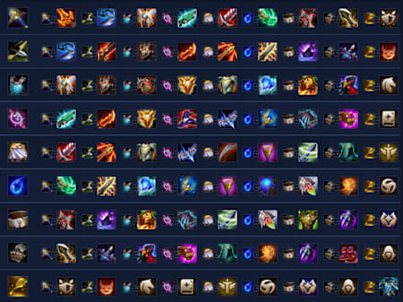 Image of the items of TeamFight Tactics from patch 11.17