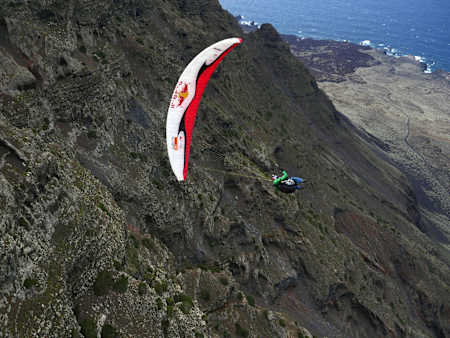 Paragliding at El Hierro
