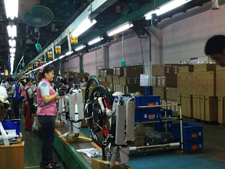 Montagem de bikes importadas