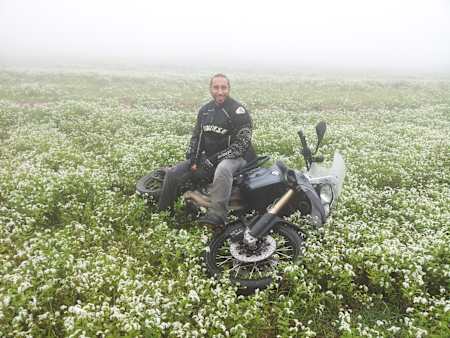 He has crossed entire continents on his bike