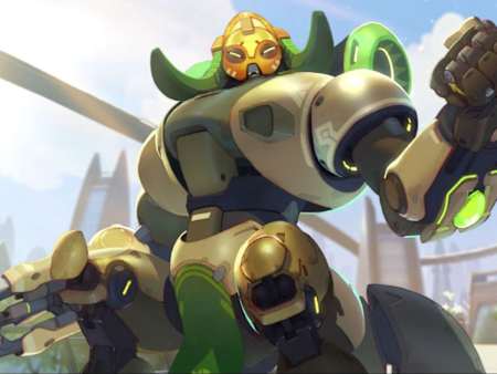 Orisa – centaur, robot, protector.