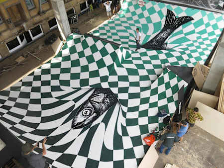 Оформление скейт-парка. Арт-группа ZUKCLUB