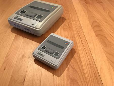 Größenvergleich mit dem Original