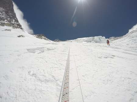 Wspinaczka nie była łatwa