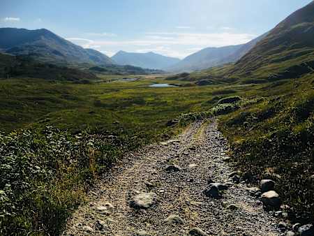 Glen Affric National Nature Reserve's trail is a run of two halves