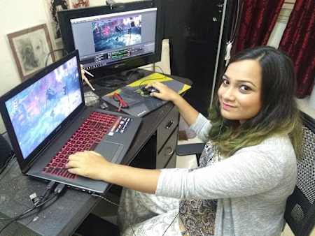 Mudra Roy streams regularly and recently finished streaming The Walking Dead: Final Season.