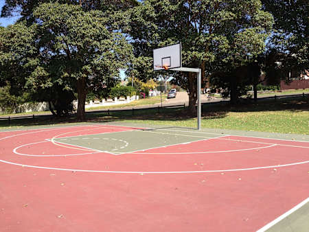 McRaes Basketball Half Court