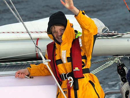 Jessica Watson is the youngest person to sail unassisted around the world.