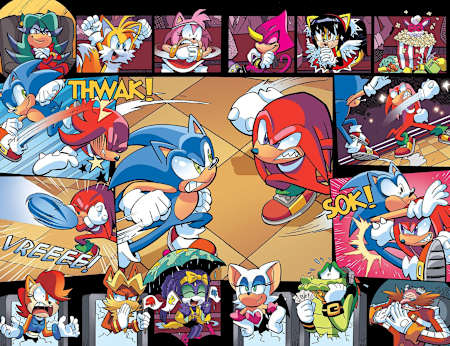 Sonic sorgte auch für Comic-Millionenauflagen.