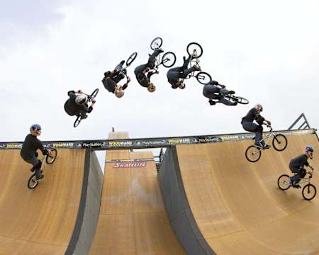 K-Rob nails a flair at Woodward Camp in 2007.