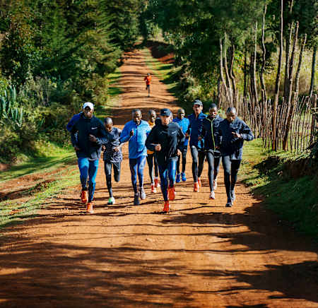 Laufen in der Gruppe: Juliens Morgenritual
