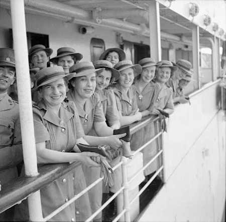 Australian nurses in Singapore, 1941.