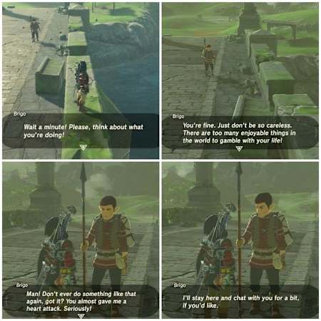 Die große Brücke über dem Hylia-See