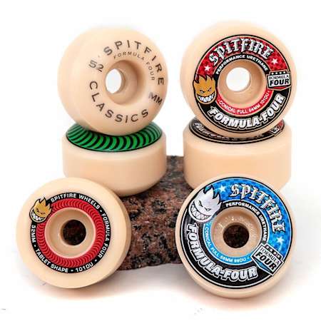 Diferentes medidas y formas de ruedas Spitfire