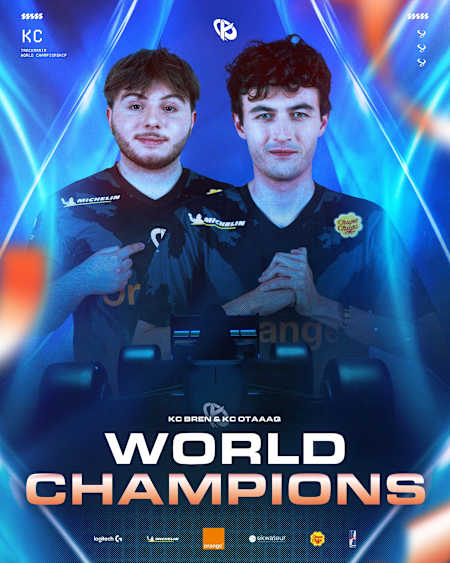 Bren et Otaaaq de la Karmine Corp sont champions du monde de Trackmania.