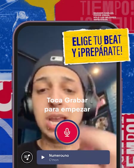 Elige tu beat app Red Bull Batalla