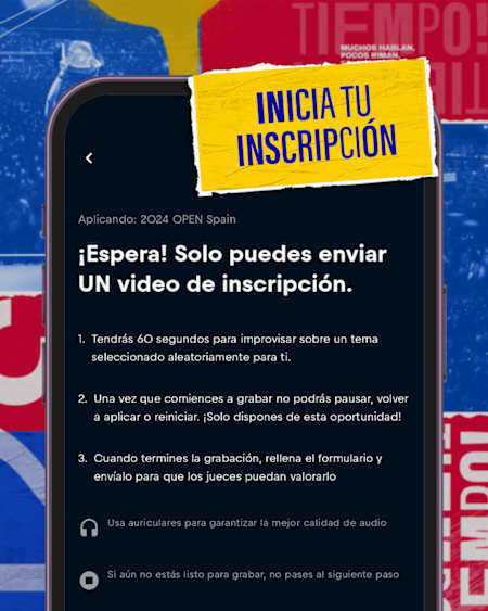 Inscripción app Red Bull Batalla