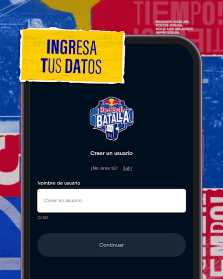Ingresa tus datos app