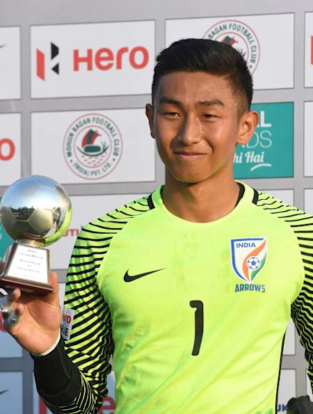 The Man of the Match award for his performance against Mohun Bagan