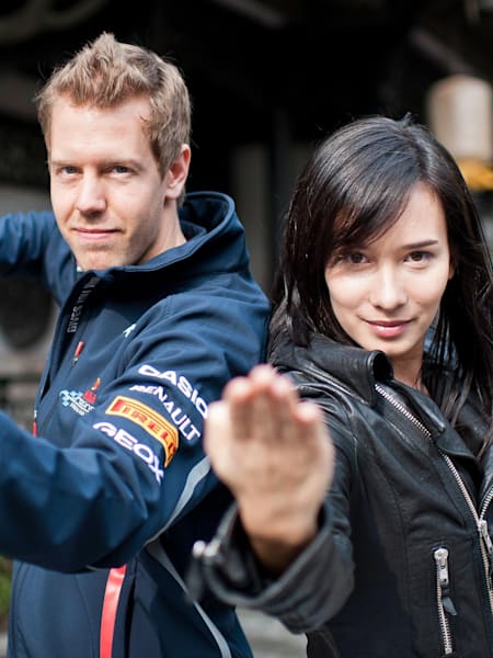 Sebastian Vettel in "Kung Fu Vettel"
