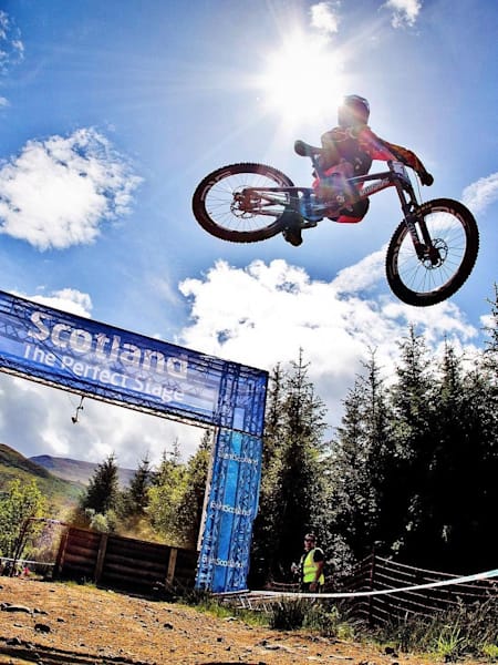 Downhill in Fort William