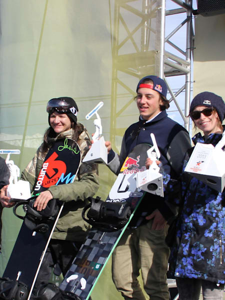 The 2013 World Snowboard Tour winners
