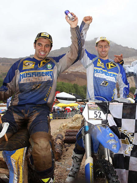 The 2013 Red Bull Hare Scramble podium