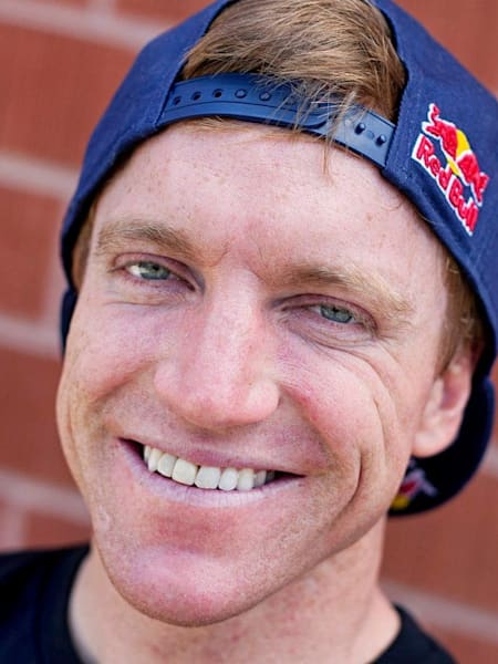 Mountain bike downhill racer Aaron Gwin at the Red Bull offices in California in May 2013