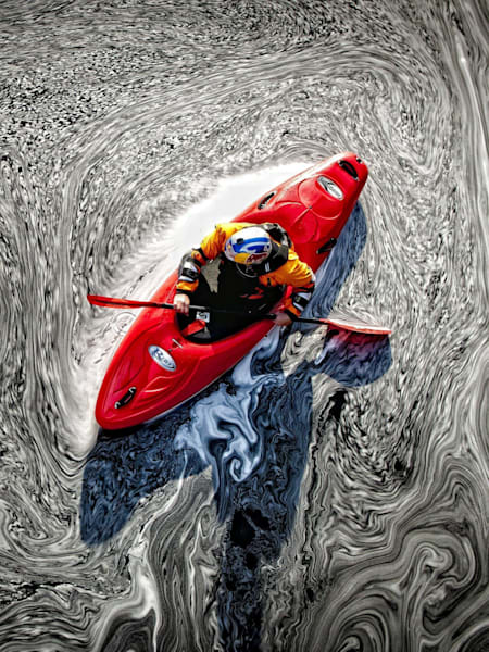 Creative kayaker
