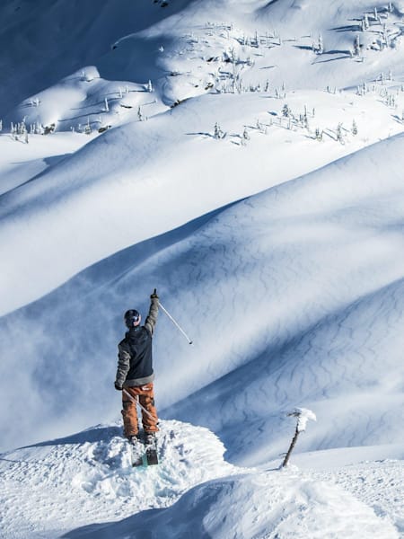 Sean Pettit en Colombie-Britannique sur le tournage de Tracing Skylines