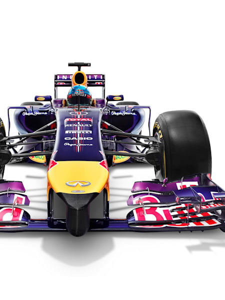 Sebastian Vettel's new Infiniti Red Bull Racing RB10 photographed in Jerez, Spain on January 26th, 2014
